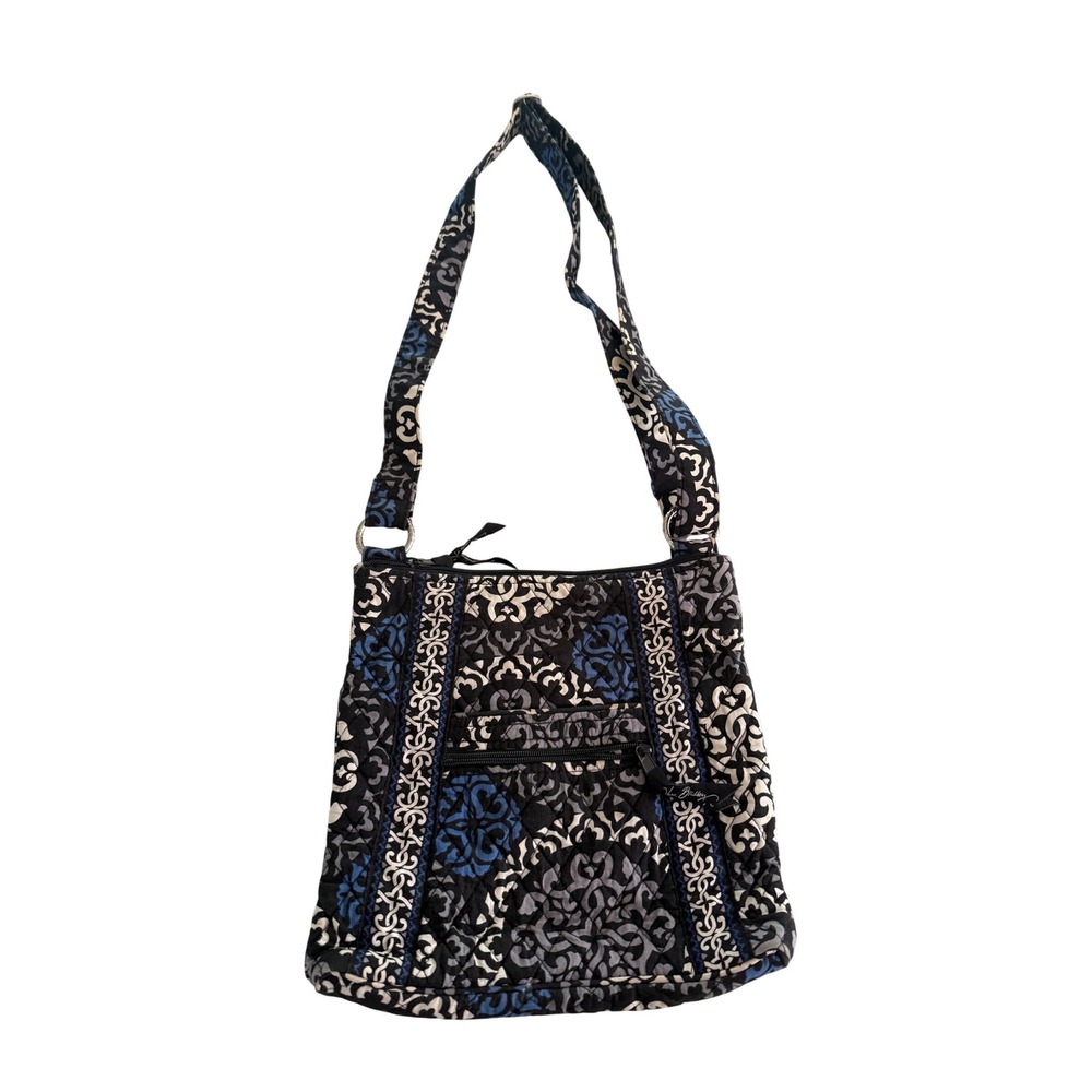 Vera Bradley Midnight Blues Quilted Cotton Hipster Crossbody Bag - Picture 1 of 6